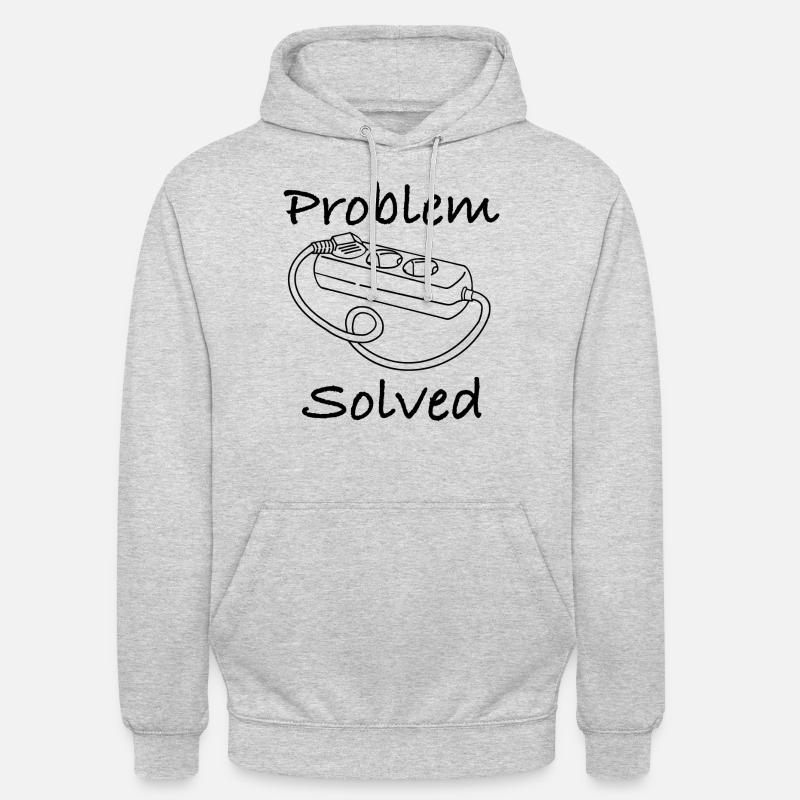Problem Solved - Unisex Hoodie - light heather grey