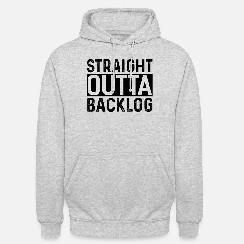 Scrum Team Backlog - Unisex Hoodie - Hellgrau meliert