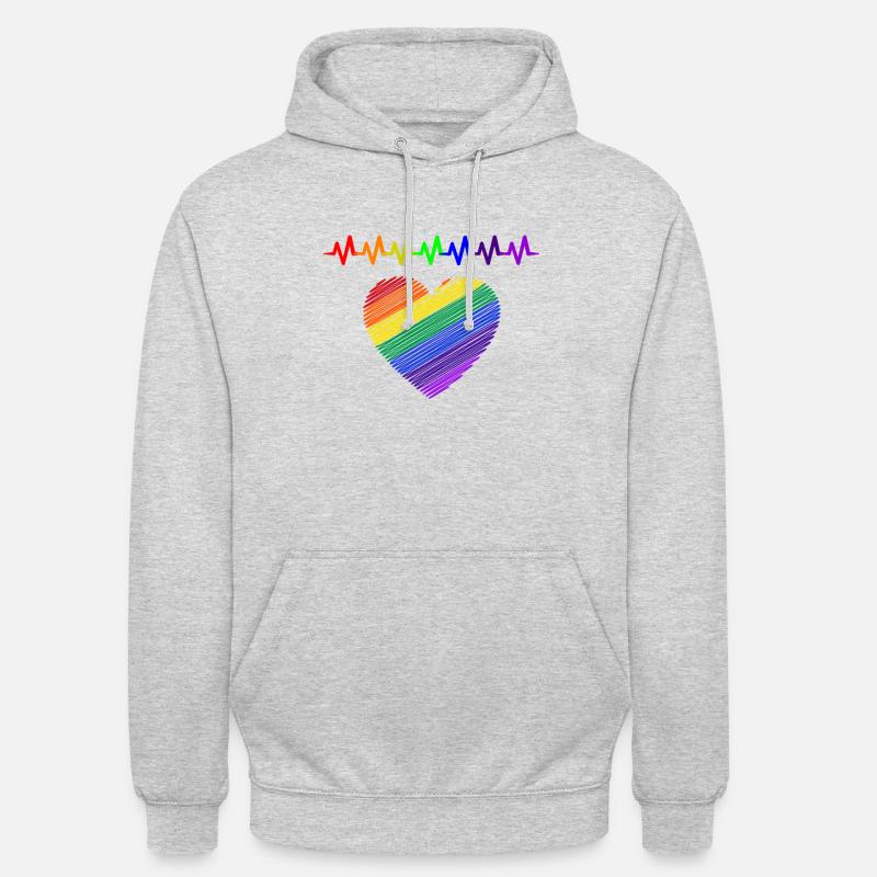 Arco iris, arco iris, arco iris, arco iris Sudadera con capucha unisex