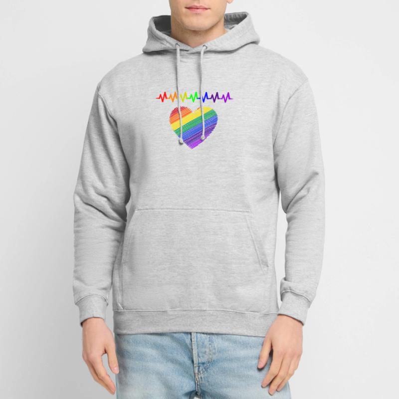 Arco iris, arco iris, arco iris, arco iris Sudadera con capucha unisex