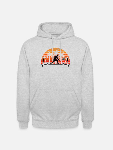 Tennis Evolution Racket Tennis Player - Unisex Hoodie - light heather grey