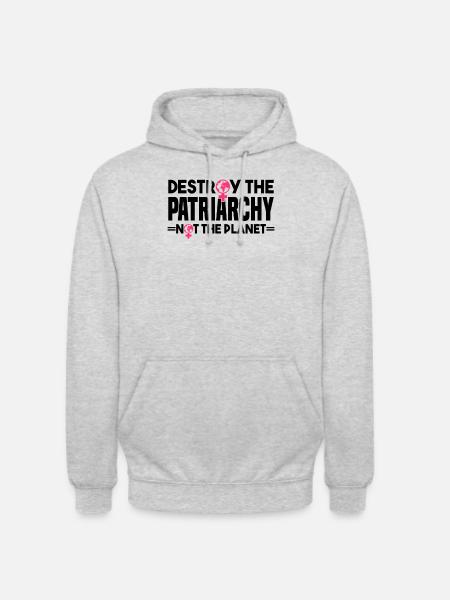 Feminism Equality Women's Power Slogan - Unisex Hoodie - light heather grey