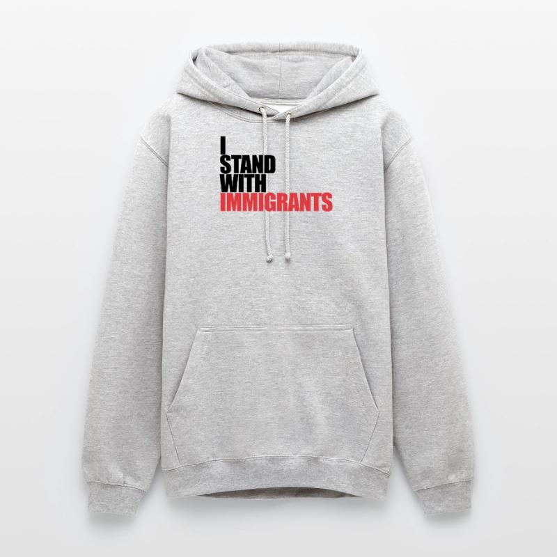 Ich stehe mit Einwanderern Tr�umer mit Einwanderer Unisex Hoodie
