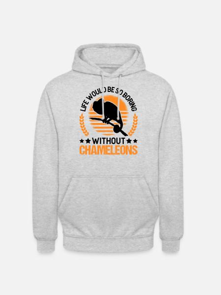 Chameleon Gift Chameleon - Unisex Hoodie - light heather grey