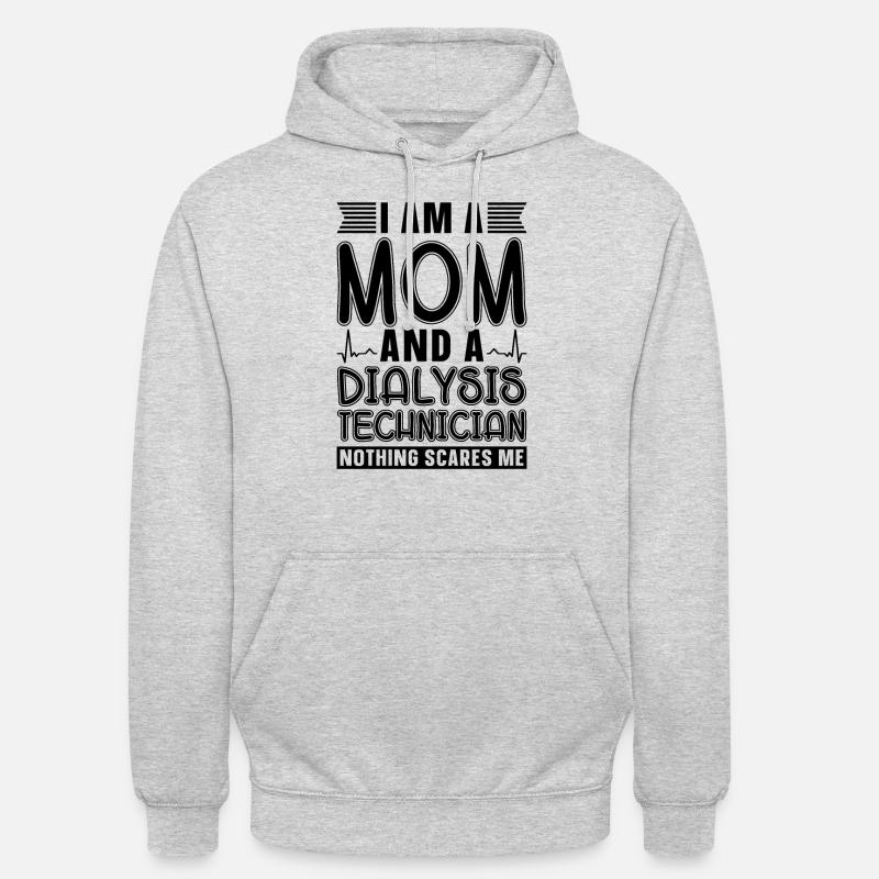 Dialysetechniker Dialyse Nephrologie Geschenkidee - Unisex Hoodie - Hellgrau meliert