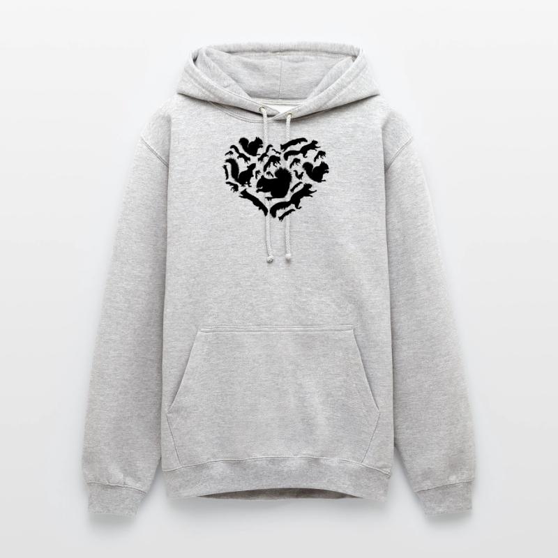 Eichhörnchen mit Eichhörnchen, süßes Eichhörnchen Unisex Hoodie