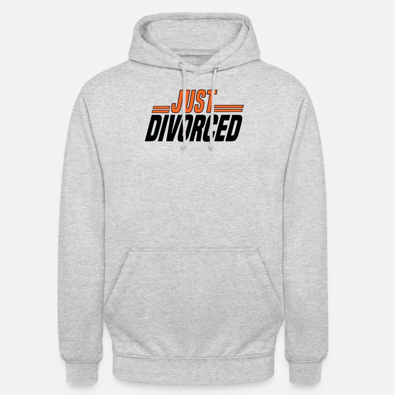 Scheidung Trennung Ehe Ex Scheidungsparty - Unisex Hoodie - Hellgrau meliert