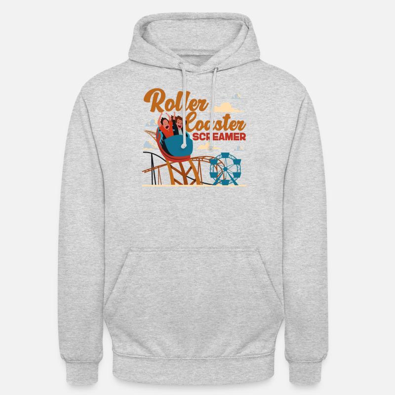 Roller Coaster Roller Coaster - Unisex Hoodie - light heather grey