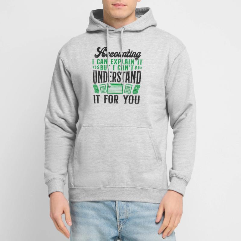 Comptable Comptable Comptable Comptabilité Sweat-shirt à capuche unisexe