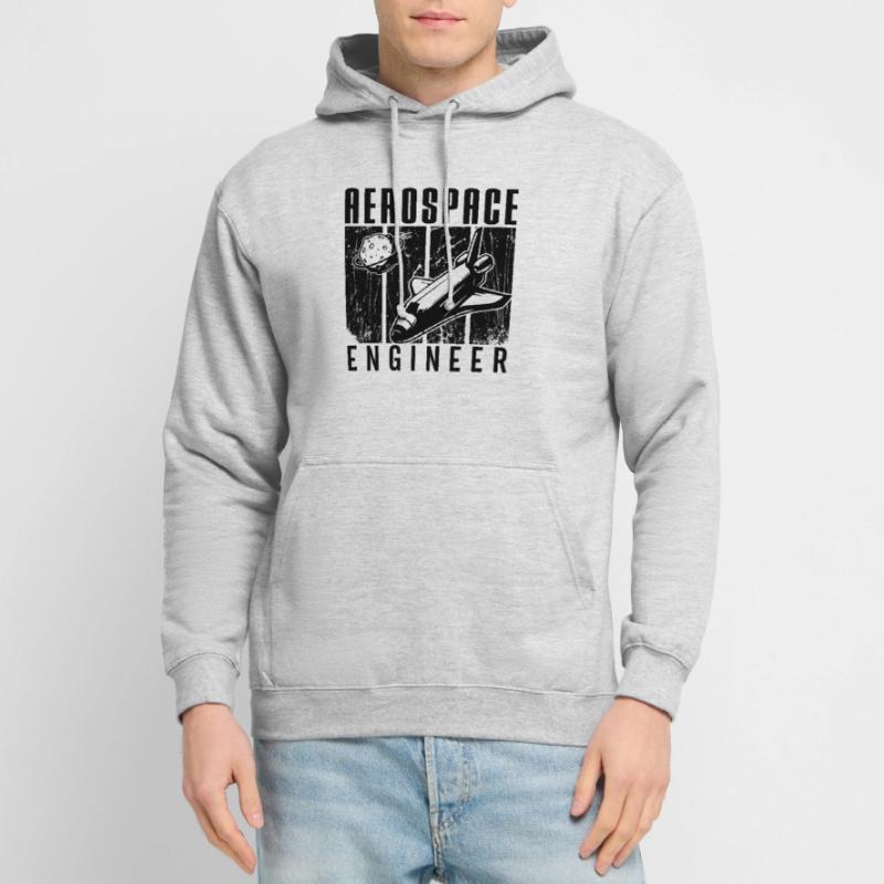 Aerospace Engineer Rocket Space Engineering Ship Unisex Hoodie