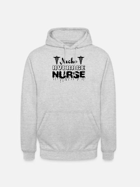 Nacho Average Nurse - Unisex Hoodie - light heather grey