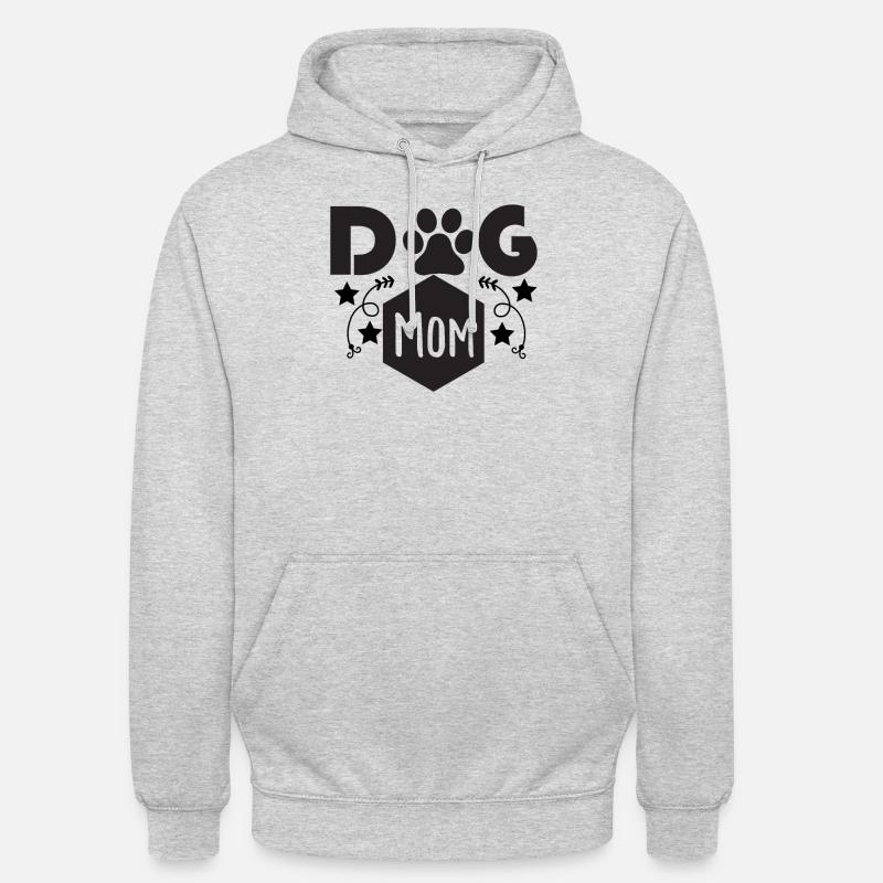 Hundemutter - Unisex Hoodie - Hellgrau meliert