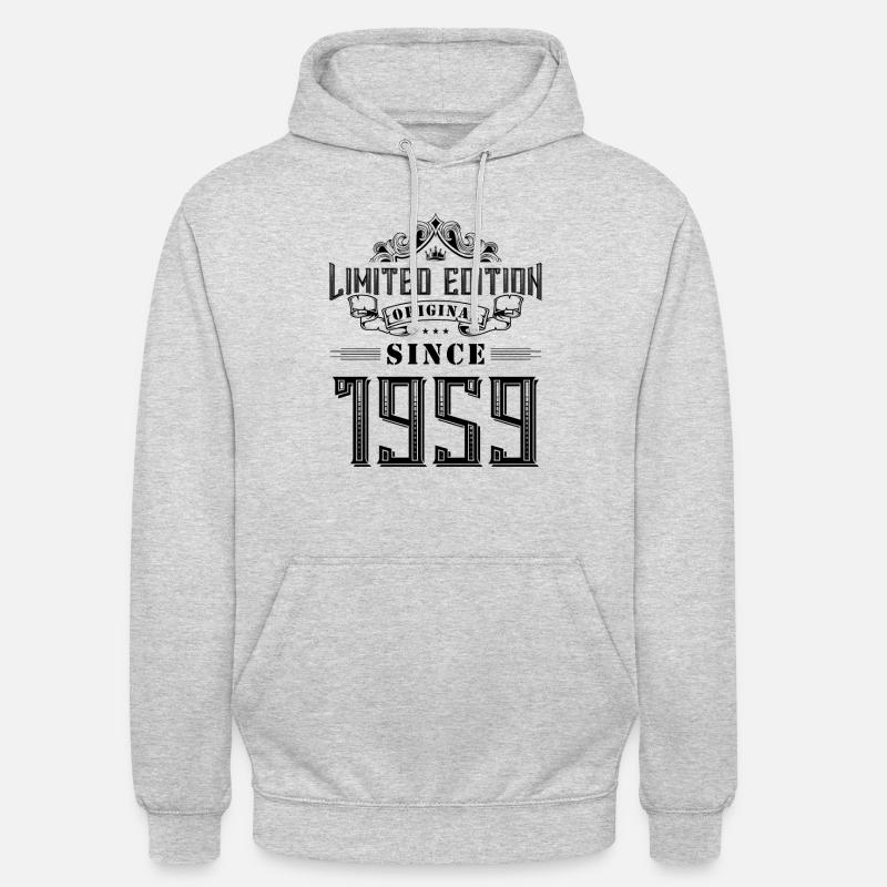 Édition limitée 1959 - Sweat-shirt à capuche unisexe - gris clair chiné