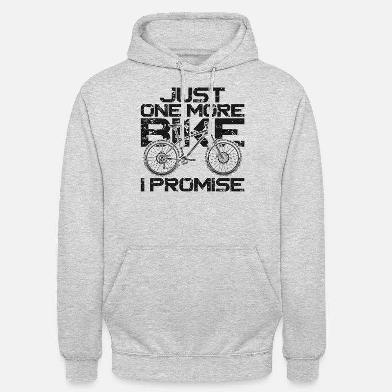 Enduro VTT VTT Équitation - Sweat-shirt à capuche unisexe - gris clair chiné