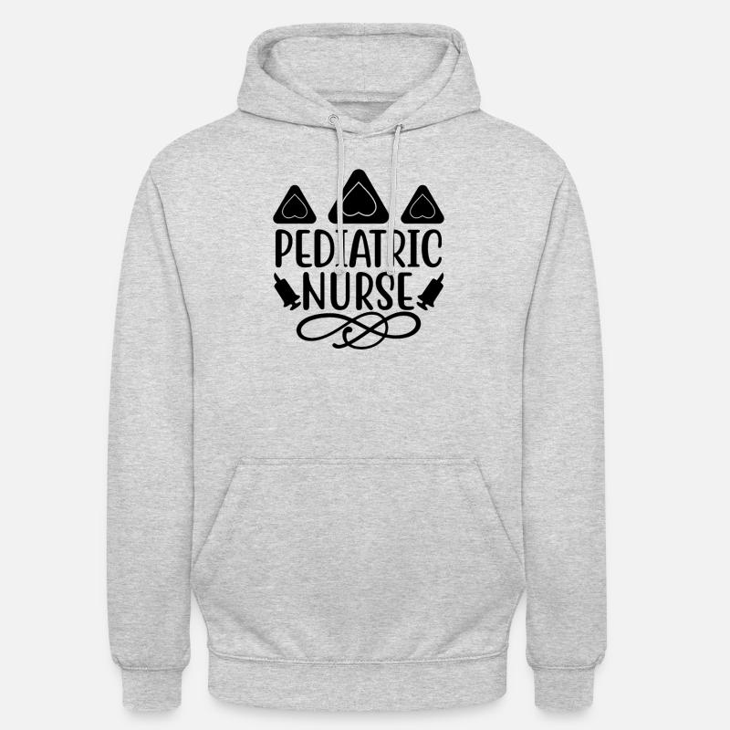 Kinderkrankenschwester - Unisex Hoodie - Hellgrau meliert