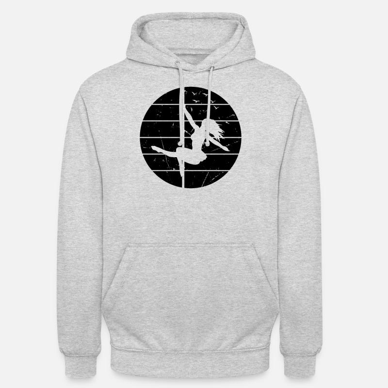 Pole Dance Girls Pole Dancing I Pole Dance - Sweat-shirt à capuche unisexe - gris clair chiné