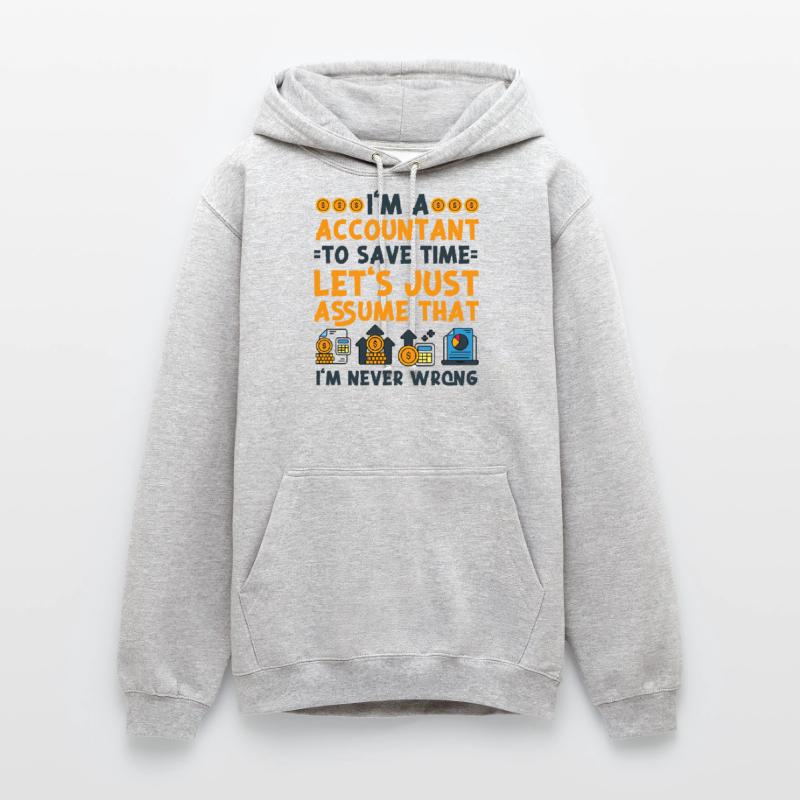 Comptable Comptable Comptable Sweat-shirt à capuche unisexe