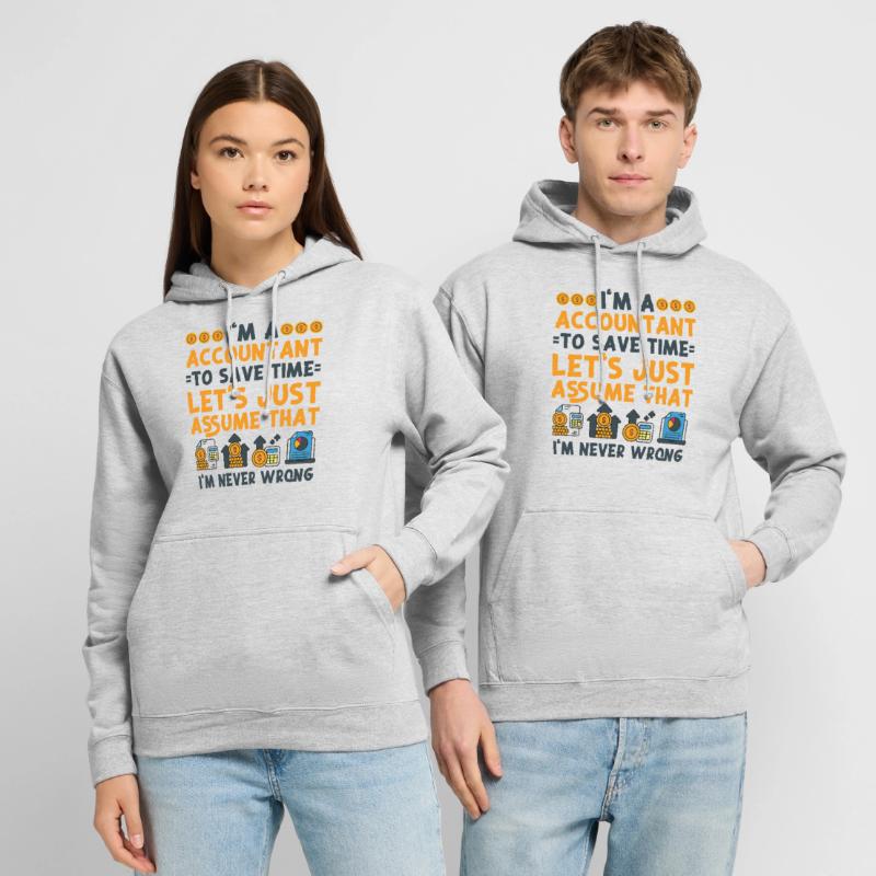 Comptable Comptable Comptable Sweat-shirt à capuche unisexe