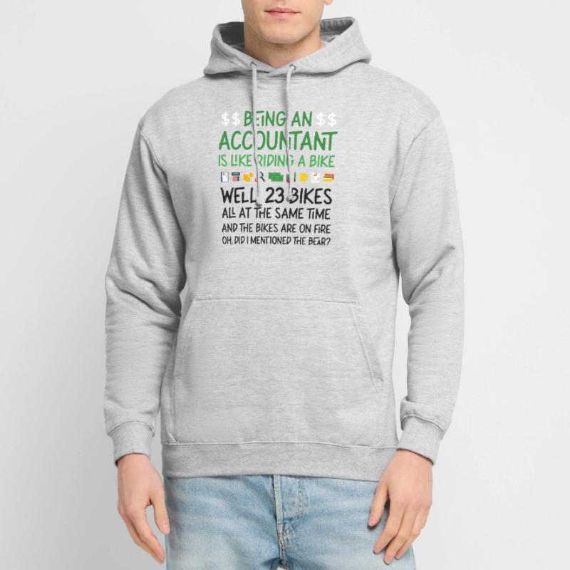Comptable Comptable Comptable Sweat-shirt à capuche unisexe