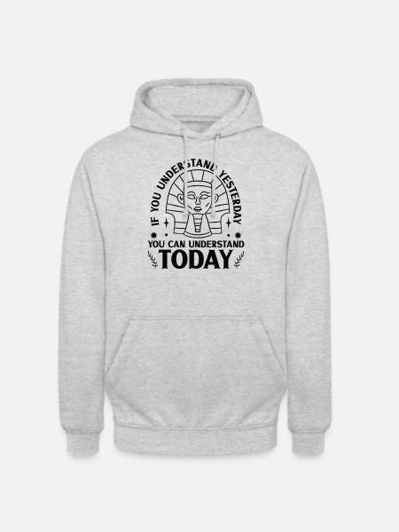 Geschichtshistoriker Geschichtsinteressierter - Unisex Hoodie - Hellgrau meliert