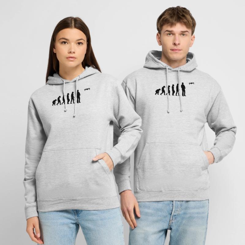 Drone Pilot Evolution Funny Drone Evolution Sweat-shirt à capuche unisexe