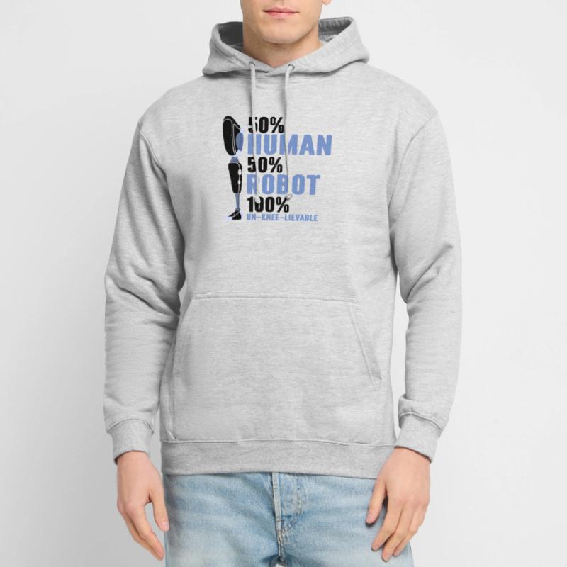 Conception de prothèses de jambe et prothèses de jambe Sweat-shirt à capuche unisexe