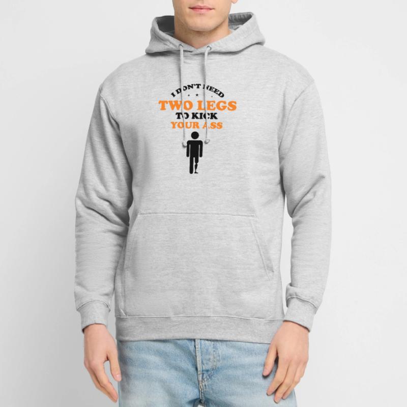 Conception de prothèses de jambe et prothèses de jambe Sweat-shirt à capuche unisexe