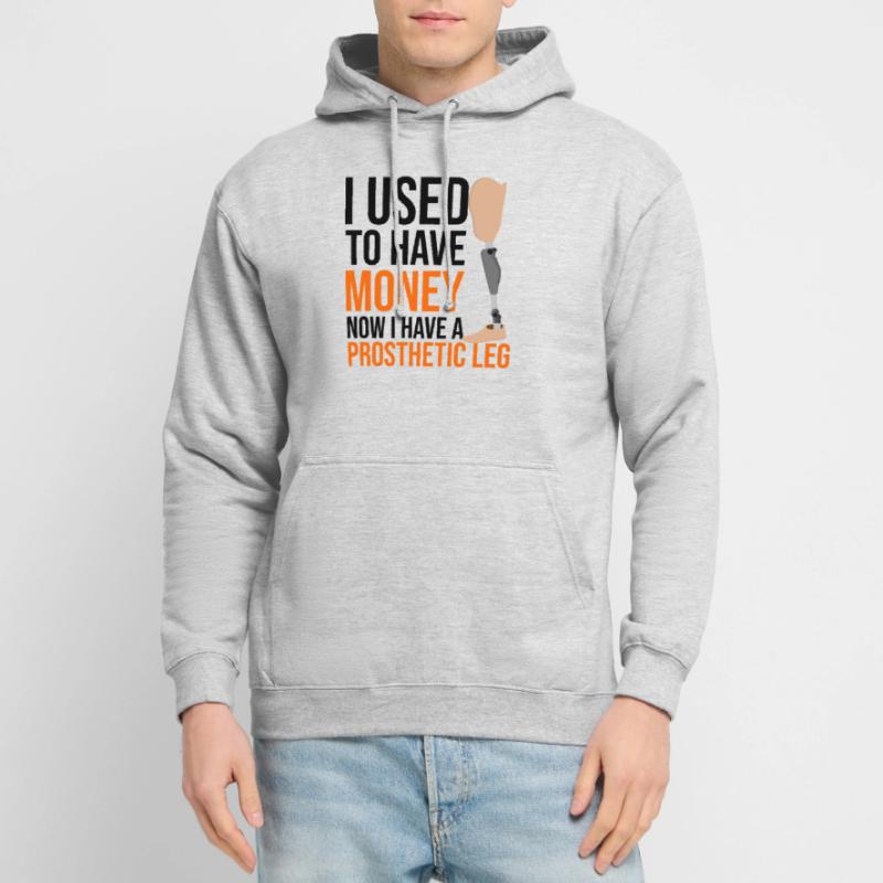 Conception de prothèses de jambe et prothèses de jambe Sweat-shirt à capuche unisexe