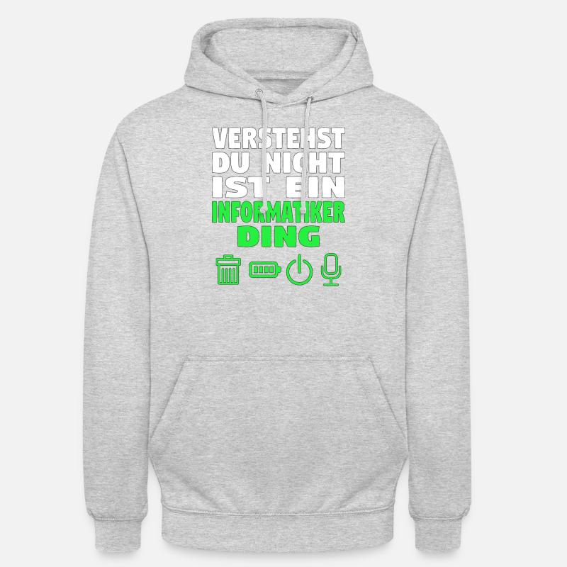 Informatik Computer Programmierer Entwickler Coder Unisex Hoodie