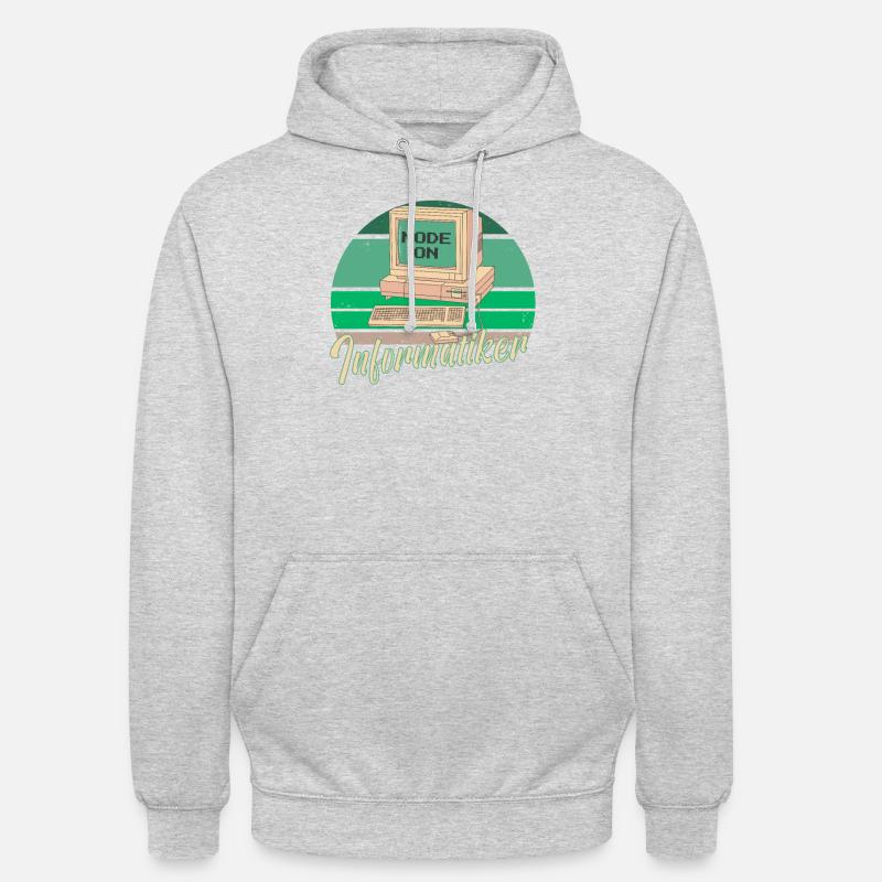 Fachinformatiker Computer Programmierer Vater - Unisex Hoodie - Hellgrau meliert