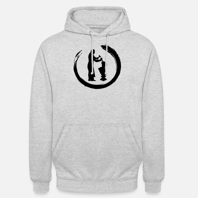 Steinmetz Handwerker Steinbildhauer Bildhauer - Unisex Hoodie - Hellgrau meliert