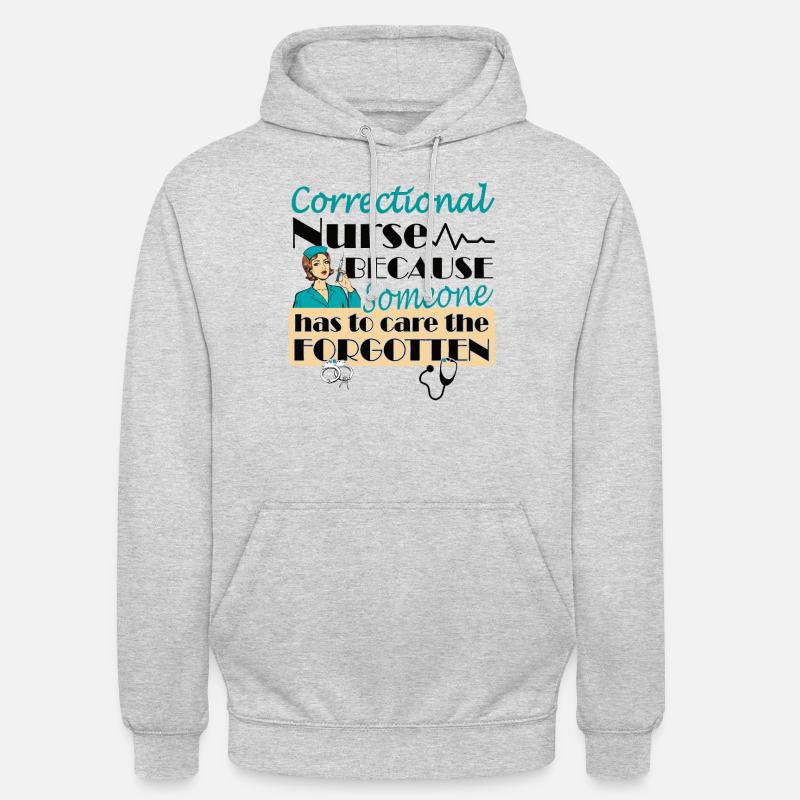 Gefängniss Krankenschwester - Unisex Hoodie - Hellgrau meliert
