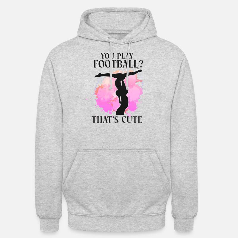 Ballet Danseuse Danse Ballerine - Sweat-shirt à capuche unisexe - gris clair chiné