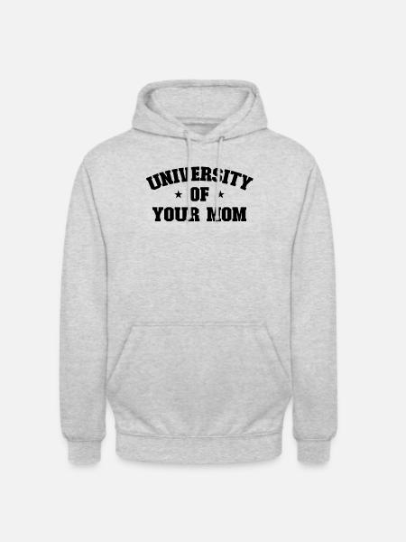 Universit�t Ihrer Mutter - Unisex Hoodie - Hellgrau meliert