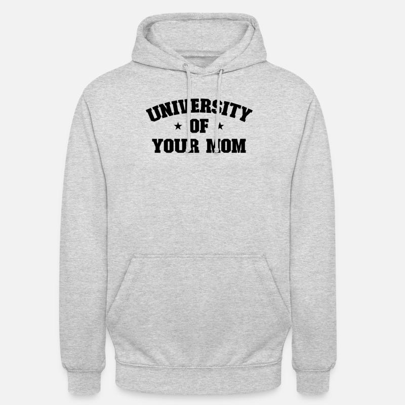 Universit�t Ihrer Mutter - Unisex Hoodie - Hellgrau meliert