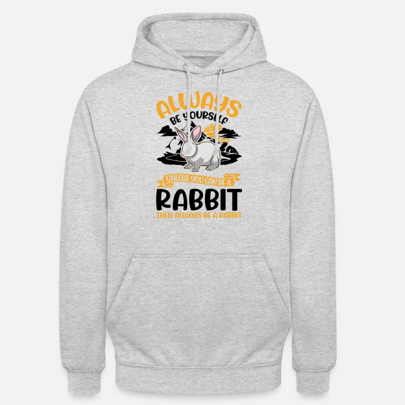 Rabbit Bunny Rabbit Rabbit - Unisex Hoodie - light heather grey
