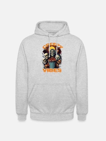 Spooky mood of Halloween - Unisex Hoodie - light heather grey