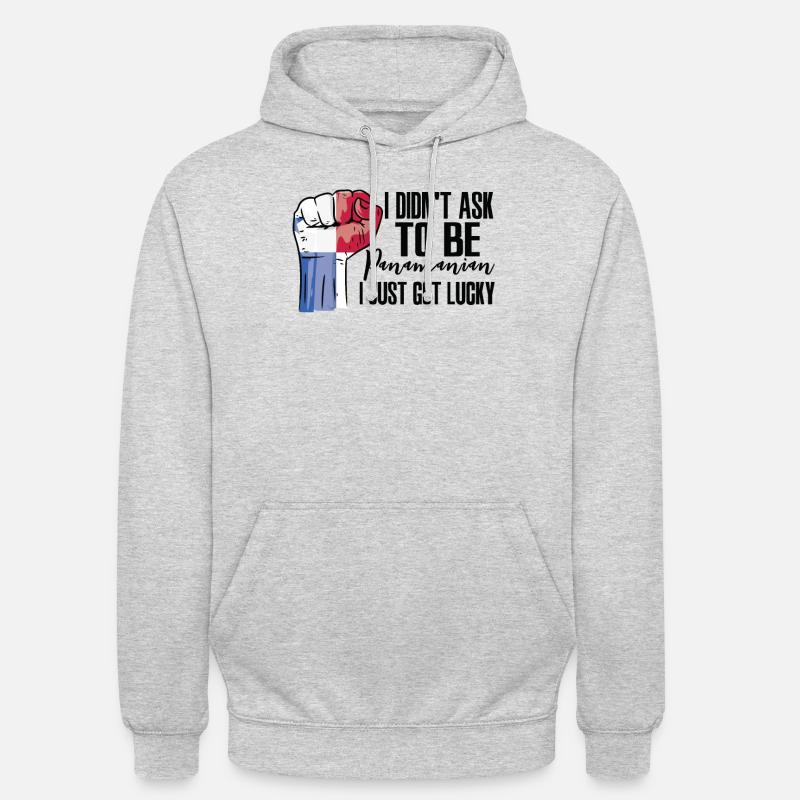 Fierté panaméricaine Drapeau panaméricain - Sweat-shirt à capuche unisexe - gris clair chiné