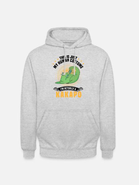 Kakapo Costume Flightless Parrot - Unisex Hoodie - light heather grey