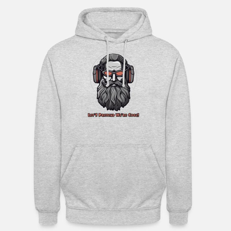 Faisons comme si nous étions cool - Sweat-shirt à capuche unisexe - gris clair chiné