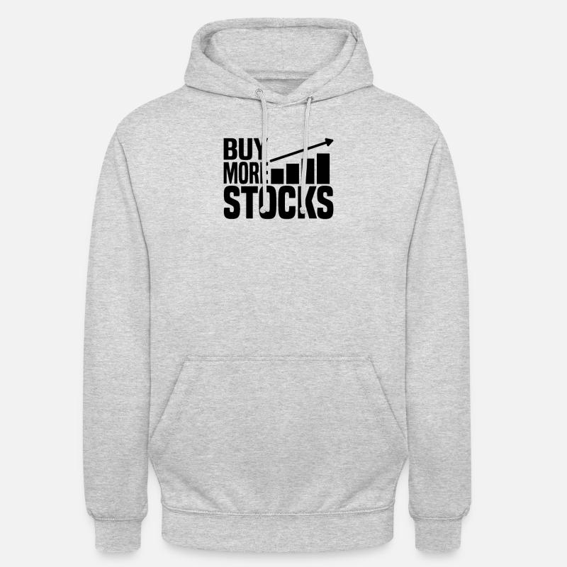 Acheter plus d’actions - Sweat-shirt à capuche unisexe - gris clair chiné