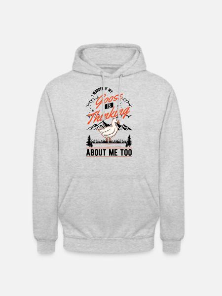 Geese Gift Goose Breeder Goose - Unisex Hoodie - light heather grey
