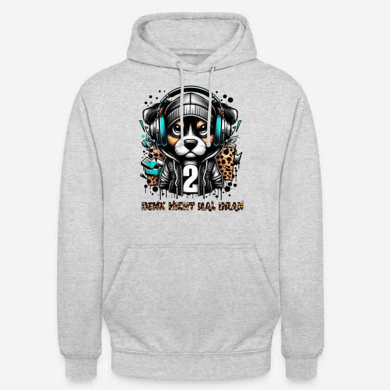 DON'T EVEN THINK ABOUT IT - Unisex Hoodie - light heather grey