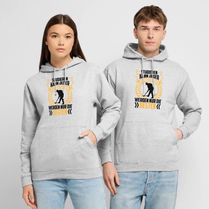Constructeurs d’asphalte Constructeurs de routes Sweat-shirt à capuche unisexe