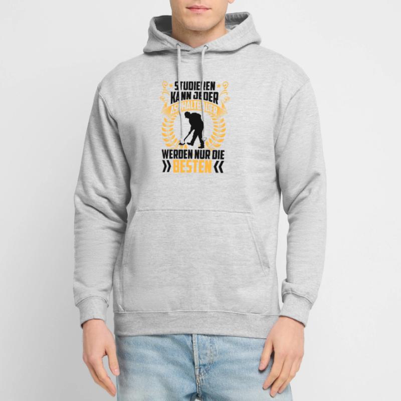 Constructeurs d’asphalte Constructeurs de routes Sweat-shirt à capuche unisexe