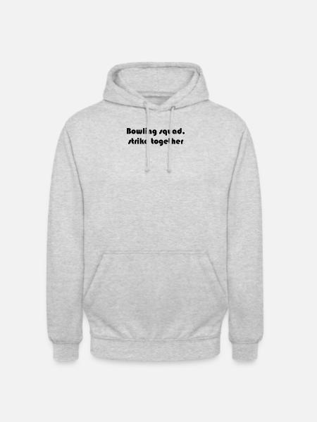 Bowling - Bowling squad, strike together - Unisex Hoodie - light heather grey
