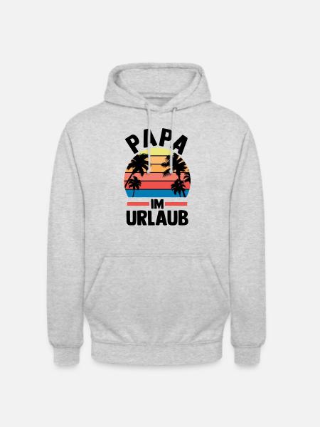Vacation Vacationer Father Dad - Unisex Hoodie - light heather grey