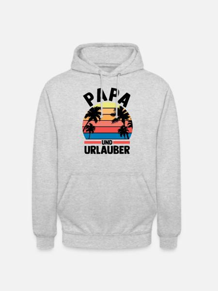 Vacation Vacationer Father Dad - Unisex Hoodie - light heather grey