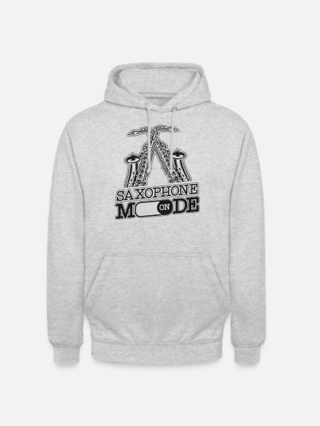 Saxophone Saxophone Mode On - Unisex Hoodie - light heather grey