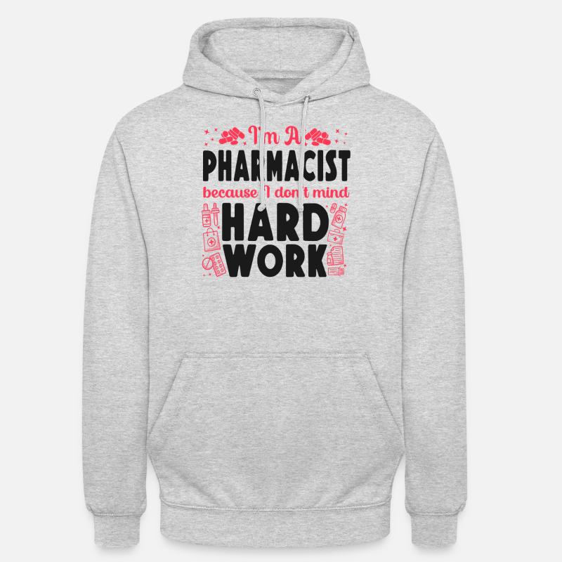 Pharmacy Tech Technician - Unisex Hoodie - Hellgrau meliert
